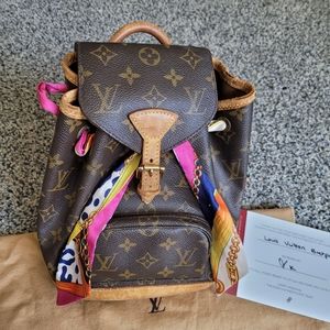 Louis Vuitton mini montsouris back pack